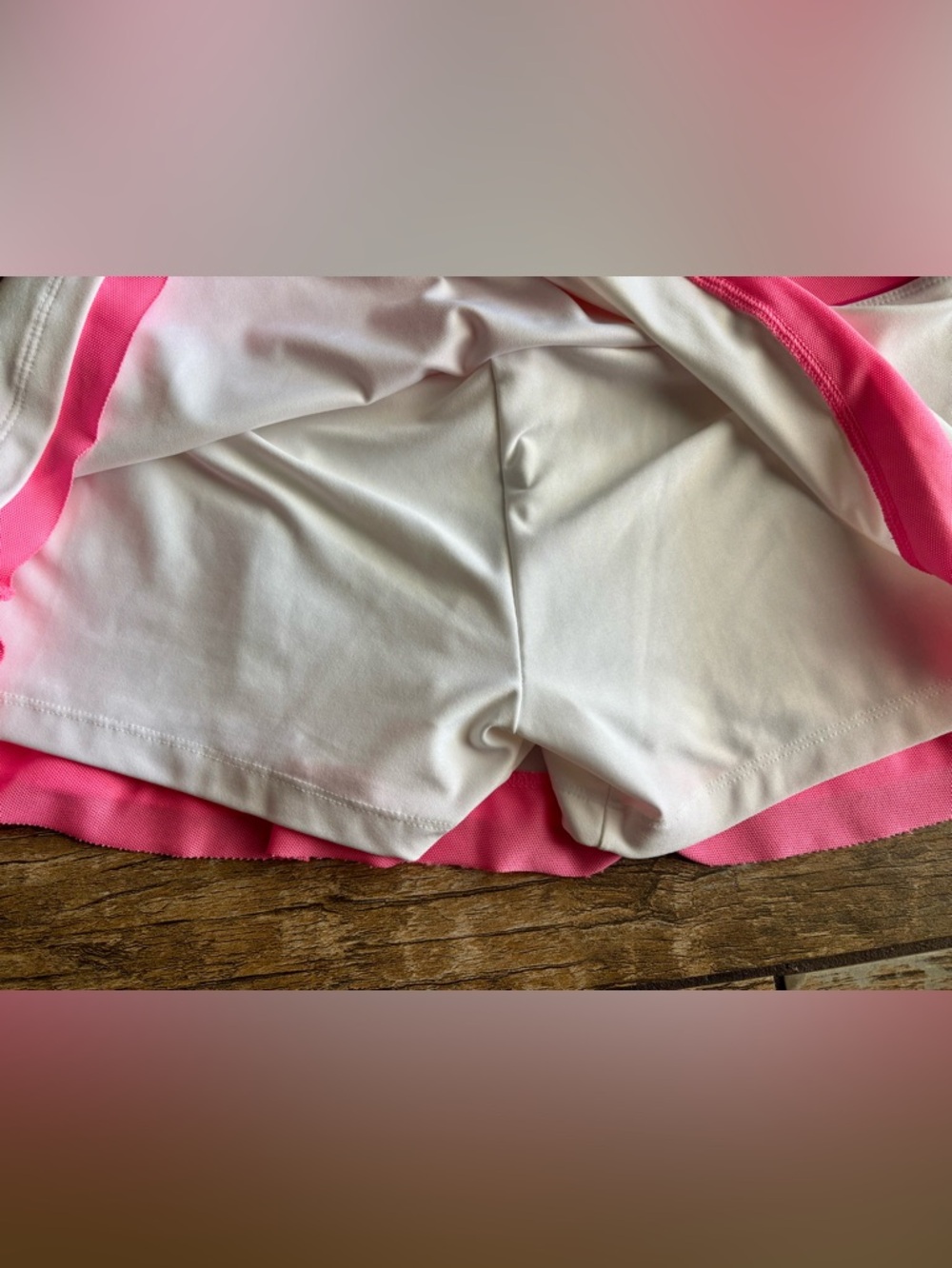 Avia White and Pink Athletic Skort Tennis Pickleball Golf Small S - Picture 4 of 5